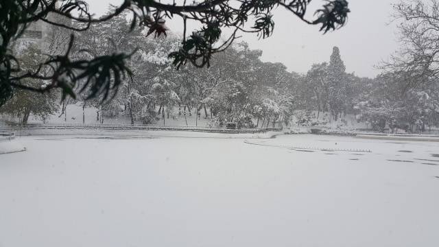 İstanbul'dan kar manzaraları